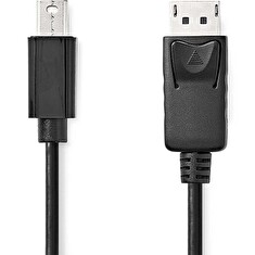 Nedis CCGL37400BK10 - Mini DisplayPort – DisplayPort Kabel | Mini DisplayPort Zástrčka - DisplayPort Zástrčka | 1 m