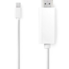 Nedis CCGL37600WT20 - Mini DisplayPort – DisplayPort Kabel | Mini DisplayPort Zástrčka - DisplayPort Zástrčka | 2 m