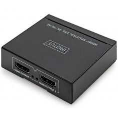 DIGITUS 4K HDMI Splitter, 1x2 4K/30Hz, černá