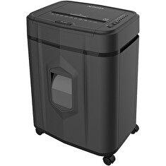 AT skartovač AT-140AF/ řez 2x12 mm/ pracovní síře 220 mm/ kapacita 150 listů/ objem koše 19 l/ stupeň utajení P5/ černý