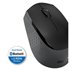 GENIUS NX-8000S BT/ duální Bluetooth + 2,4GHz/ 1200 dpi/ bezdrátová/ tichá/ černá