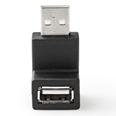 Nedis CCGB60930BK - USB 2.0 Adaptér | USB-A Zástrčka | USB-A Zásuvka | Černá barva