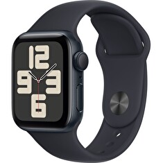 Apple Watch SE GPS 40mm Midnight Aluminium Case with Midnight Sport Band - M/L