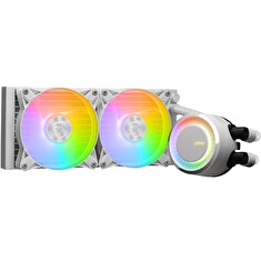MSI vodní chladič CPU MAG Core Liquid E240 WHITE/ 2x 120mm ARGB fan/ podpora LGA1700/ bílý