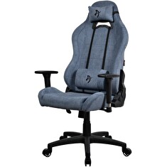 AROZZI herní židle TORRETTA Soft Fabric v2/ látkový povrch/ modrá
