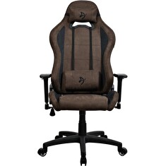 AROZZI herní židle TORRETTA SuperSoft/ látkový povrch/ hnědá