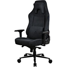 AROZZI herní židle VERNAZZA XL Supersoft Pure Black/ látkový povrch/ černá