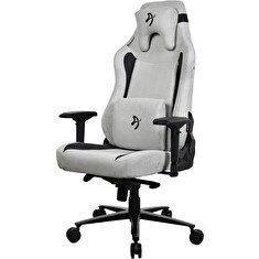 AROZZI herní židle VERNAZZA XL Supersoft Light Grey/ látkový povrch/ světle šedá