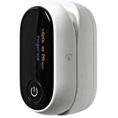 NEDIS chytrý pulzní oxymetr/ Bluetooth/ OLED displej/ Perfuzní index/ Pulzní frekvence/ Rušení proti pohybu/ Saturace ky