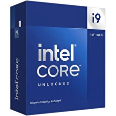 INTEL Core i9-14900KF / Raptor Lake R / LGA1700 / max. 6,0GHz / 8P+16E/32T / 36MB / 125W TDP / bez VGA / BOX