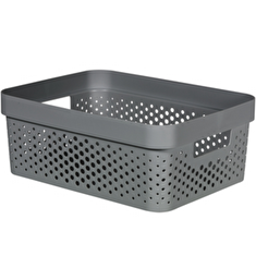 Box Curver Infinity Dots 11L šedý