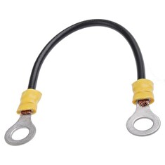 Kabel pro spojení baterií, 50cm, 4mm2, 2x očko M8