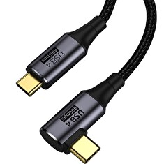 PremiumCord USB4 Gen 3x2 40Gbps 8K@60Hz 240W,Thunderbolt,1,2m zahnutý