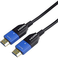 PremiumCord Ultra High Speed HDMI 2.1 optický kabel 8K@60Hz 4K@120Hz 15m zlacený