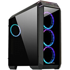 CHIEFTEC MidT Stallion II GP-02B-UC-OP / ATX / 2x USB3.0 / USB2.0 / USB-C / bez zdroje / průhledná bočnice / černá