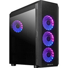 CHIEFTEC MidT Scorpion 4 GL-04B-UC-OP / ATX / 2x USB3.0 / USB-C / 4x120mm fan / ARGB/ průhledná bočnice / černá