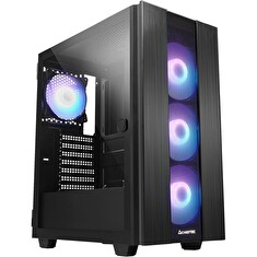 CHIEFTEC ATX GS-02B-OP / ARGB / 4x120 mm / USB 3.0 / USB-C / černý