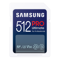 SAMSUNG PRO Ultimate SDXC 512GB / CL10 USH-I U3 / V30