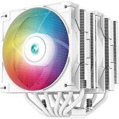 DEEPCOOL chladič AG620 WH ARGB / 2x 120mm fan / 6x heatpipes / PWM / pro Intel i AMD / bílý