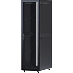 XtendLan 42U/800x1000 stojanový, černý, perforované dveře a záda, nosnost 2400kg