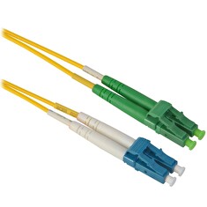 XtendLan FO patch LC-LC/APC 10m 9/125 duplex, G.652d, LS0H