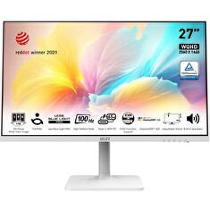 MSI Modern/MD272QXPW/27"/IPS/QHD/100Hz/1ms/White/3R