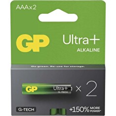 GP AAA Ultra Plus, alkalická (LR03) - 2 ks