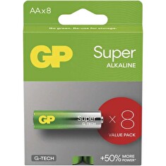GP AA Super, alkalická (LR6) - 8 ks