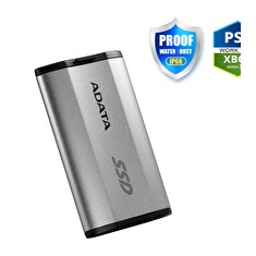 ADATA SD810 2TB SSD / Externí / USB 3.2 Type-C / 2000MB/s Read/Write / stříbrně-šedý