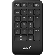 GENIUS NumPad 1000/ numerická/ bezdrátová 2,4GHz/ mini receiver/ USB/ černá
