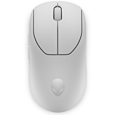 Dell Alienware Pro/Herní/Optická/Pro praváky/26 000 DPI/Drátová+bezdrátová/Bílá