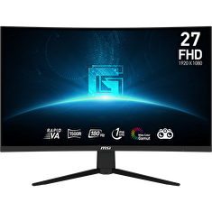 MSI Gaming monitor G27C3F, 27" Rapid VA zakřivený /FHD/180Hz/1ms/DP/2xHDMI