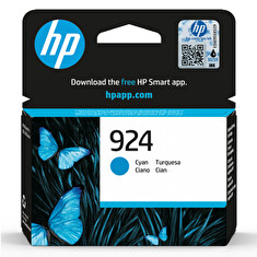 HP 924 ink. náplň azurová, 4K0U3NE