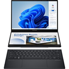 ASUS Zenbook Duo 14 OLED/UX8406MA/U9-185H/14"/2880x1800/T/32GB/2TB SSD/Arc Xe/W11P/Gray/2R