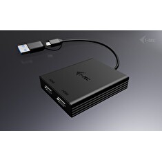 I-Tec USB-A/USB-C Dual 4K HDMI Video Adapter