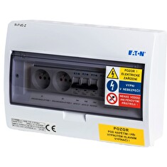 Solarmi ACZ3 osazený rozvaděč pro fotovoltaiku, jističe, chránič, 10kW 3f, backup