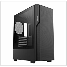 1stCOOL Middle Tower GAMER 5, ATX black černý, bez zdroje, fulltower ATX (USB3+ Audio) (PC case)