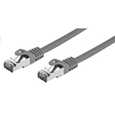 C-TECH Kabel patchcord Cat7, S/FTP, šedý, 15m