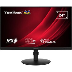 ViewSonic VA2408-HDJ / 23,8"/ IPS/ 16:9/ 1920x1080/ 5ms/ 100Hz/ 250cd/m2/ HDMI / VGA / DP / výšk. nast.