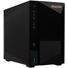 ASUSTOR DRIVESTOR 2 PRO (AS3302T v2) datové úložiště NAS, 2× 2,5"/3,5" SATA III, quad-core 1,7GHz, 2GB DDR4, 1× 2,5GbE LAN, 3× USB 3.2 Gen1, WOW