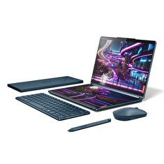 Lenovo YOGA BOOK 9 13IRU8 Ultra 7 155U/32GB/SSD 1TB/2x 13,3"/OLED/touch/400nitů/PERO/BT KBRD/B&W audio/WIN11 PRO/zelená