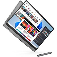 Lenovo IdeaPad 5 2-in-1 14IRU9 Core 5 120U/16GB/SSD 1TB/14"/WUXGA/OLED/400nitů/60Hz/touch/Pero/FPR/WIN11 Home/stříbrná