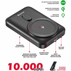 SWISSTEN POWER BANK PD 20W 10000 mAh (kompatibilní s MagSafe)