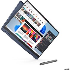 Lenovo IdeaPad 5 2-in-1 16AHP9 Ryzen 5 8645HS/16GB/SSD 512GB/16"/2K/OLED/400nitů/60Hz/touch/Pero/FPR/bez OS/modrá