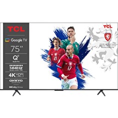 TCL 75T8B SMART TV 75" QLED/4K UHD/Direct LED/144Hz/4xHDMI/1xUSB/LAN/GoogleTV