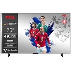 TCL 75V6B SMART TV 75" LED/4K UHD/Direct LED/3xHDMI/2xUSB/LAN/GoogleTV