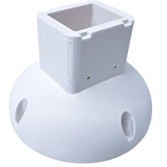 TP-LINK držák/stojan pro kamery Tapo C500/C510W/C520WS na stěnu a strop, bílý s krytkou kabelů