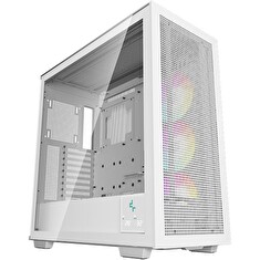 DEEPCOOL skříň MORPHEUS / dvoukomorová / modulární / ATX+ / 3x140mm ARGB fans / 4xUSB / USB-C / digit. displej / bílá
