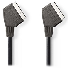 NEDIS kabel SCART/ SCART zástrčka - SCART zástrčka/ černý/ bulk/ 1,5m