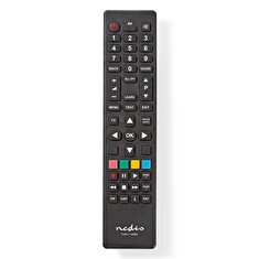 Nedis TVRC1120BK - Univerzální dálkový ovladač | Programovatelný | 2 Zařízení | Infračervený Přenos | Černá